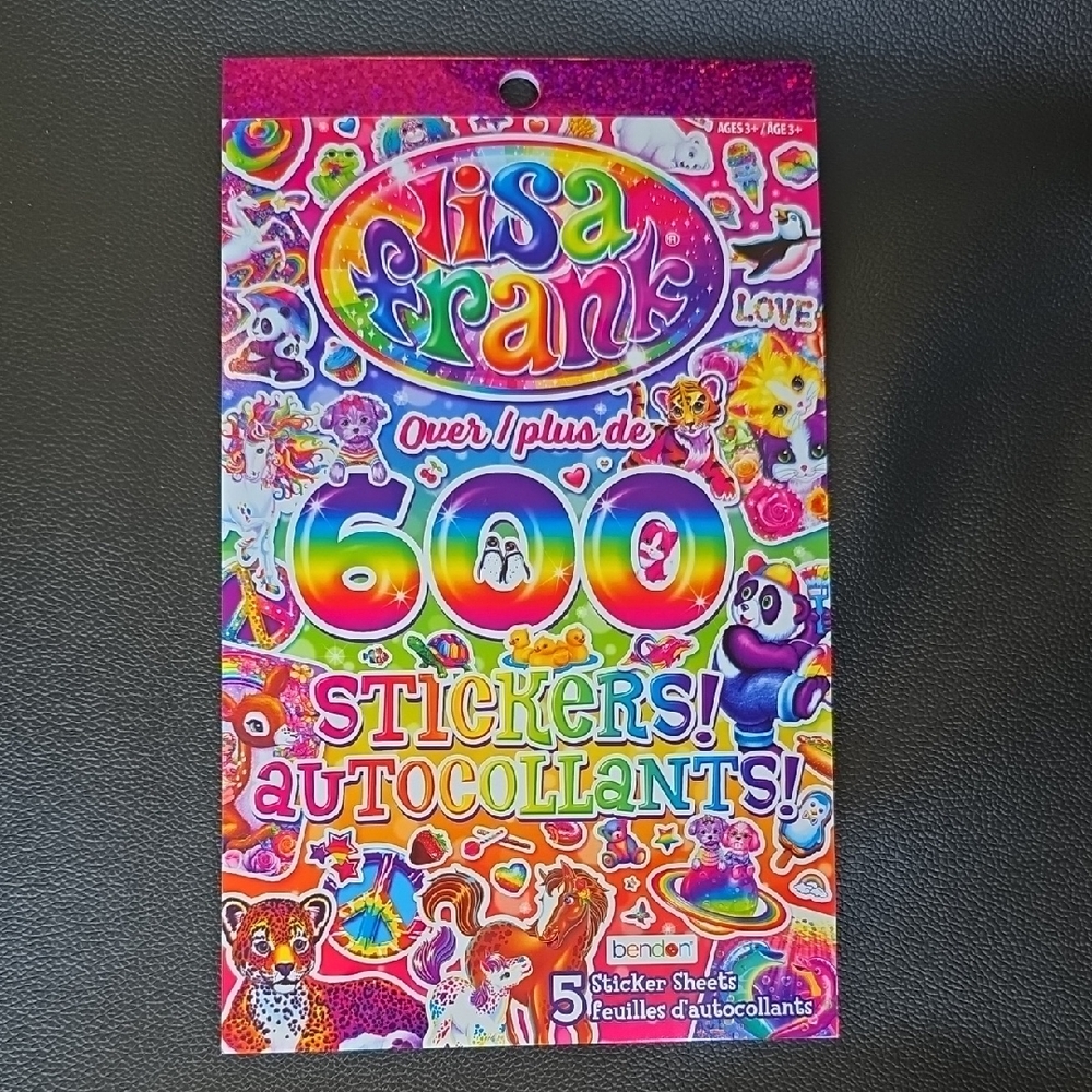 Lisa Frank Vibrant Sticker Collection